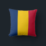 Cojín Decorativo Bandera de Chad<br><div class="desc">Bandera patriótica de Chad.</div>