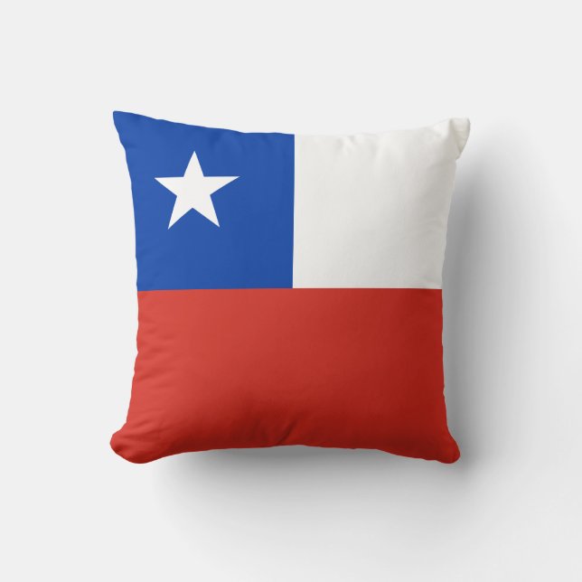 Cojín Decorativo Bandera de Chile (Anverso)