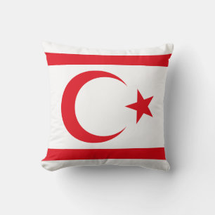 Cojín Decorativo Bandera de Chipre del Norte