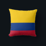 Cojín Decorativo Bandera de Colombia<br><div class="desc">Bandera patriótica de Colombia.</div>