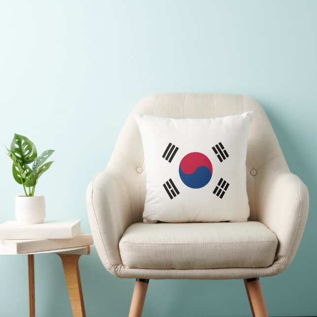 Cojín Decorativo Bandera de Corea del Sur (Silla)