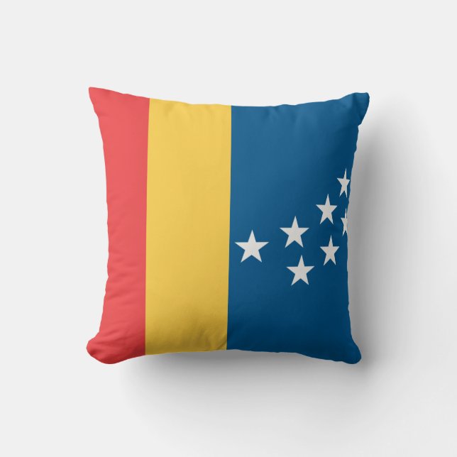 Cojín Decorativo Bandera de Durham (Carolina del Norte, Estados Uni (Anverso)