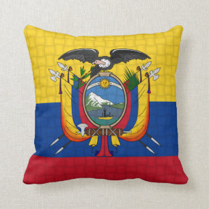 Cojín Decorativo Bandera de Ecuador