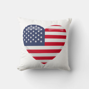 Cojín Decorativo bandera de ee.uu.