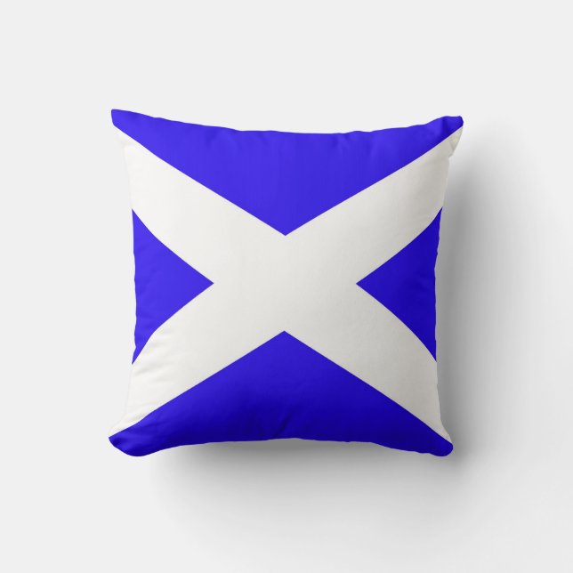 Cojín Decorativo Bandera de Escocia (Anverso)