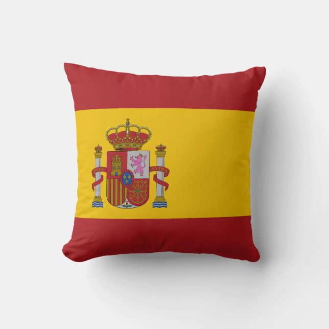 Cojín Decorativo Bandera de España (Anverso)