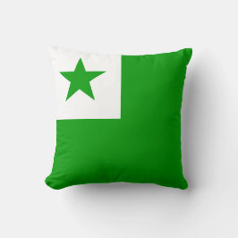 Cojín Decorativo Bandera de Esperanto
