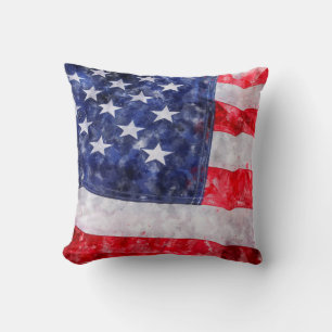 Cojín Decorativo Bandera de Estados Unidos