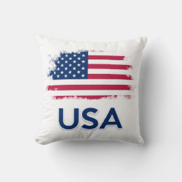 Cojín Decorativo Bandera de Estados Unidos