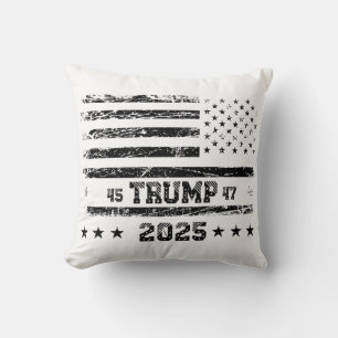 Cojín Decorativo Bandera de Estados Unidos. Donald Trump.