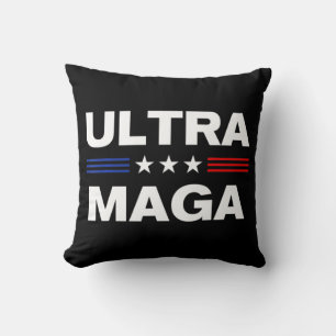 Cojín Decorativo Bandera de Estados Unidos Ultra Maga 3
