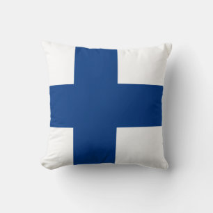 Cojín Decorativo Bandera de Finlandia