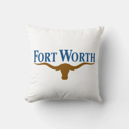 Cojín Decorativo Bandera de Fort Worth (Texas)