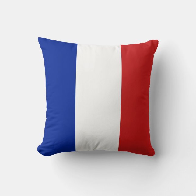 Cojín Decorativo Bandera de Francia (Anverso)