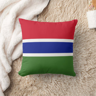 Cojín Decorativo Bandera de Gambia