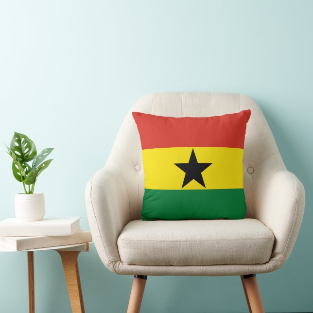 Cojín Decorativo Bandera de Ghana (Silla)