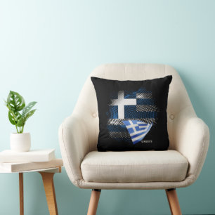 Cojín Decorativo bandera de Grecia