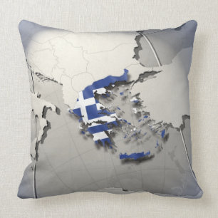 Cojín Decorativo Bandera de Grecia