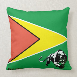 Cojín Decorativo Bandera de Guyana 04