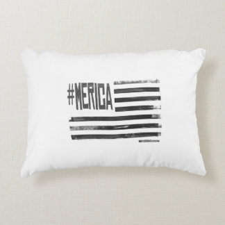 Cojín Decorativo Bandera de Hashtag 'Merica