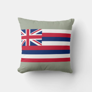 Cojín Decorativo Bandera de Hawaii (Estado de los Estados Unidos)