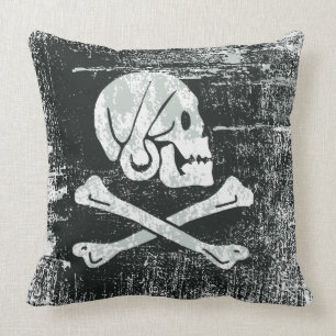 Cojín Decorativo Bandera de henry pirata arrancada