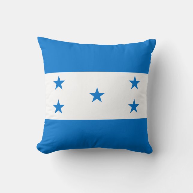 Cojín Decorativo Bandera de Honduras (Anverso)