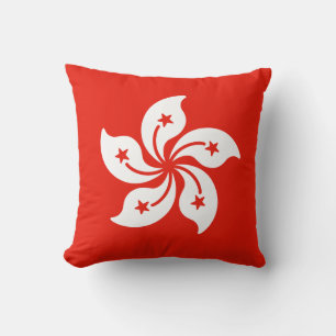 Cojín Decorativo Bandera de Hong Kong