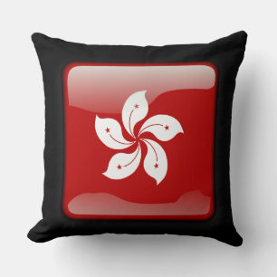Cojín Decorativo Bandera de Hong Kong