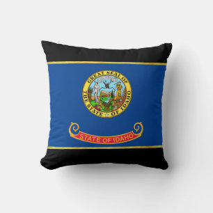 Cojín Decorativo Bandera de Idaho
