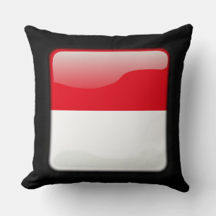 Cojín Decorativo Bandera de Indonesia