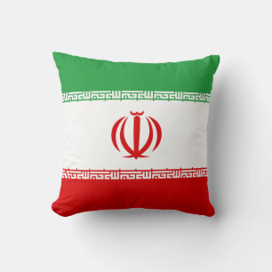 Cojín Decorativo Bandera de Irán (iraní)