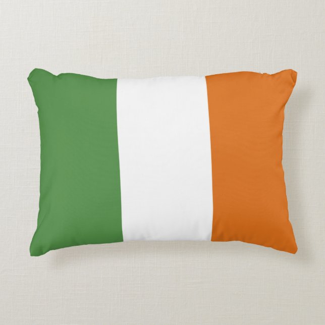 Cojín Decorativo Bandera de Irlanda (Anverso)