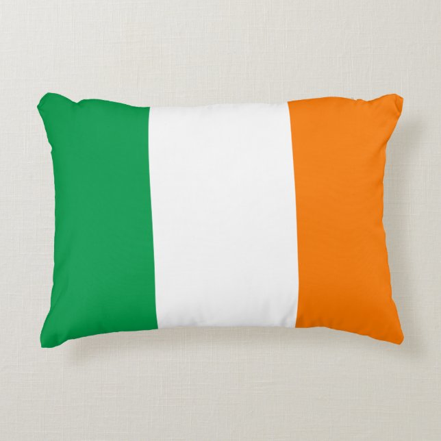 Cojín Decorativo Bandera de Irlanda (Anverso)