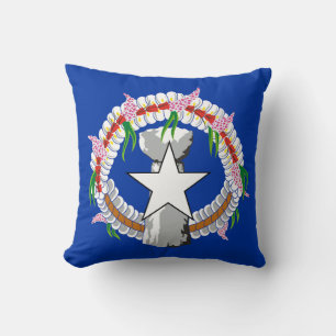 Cojín Decorativo Bandera de Islas Marianas del Norte