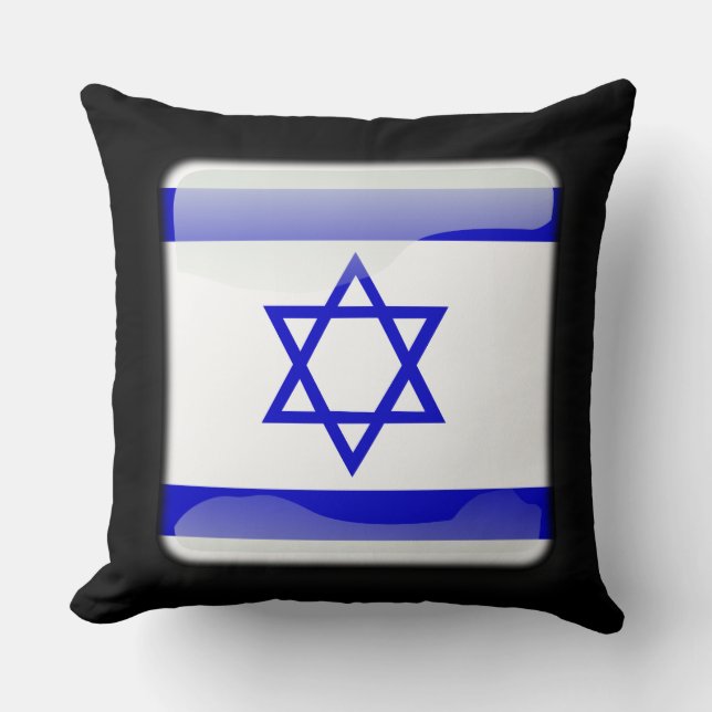 Cojín Decorativo Bandera de Israel (Anverso)