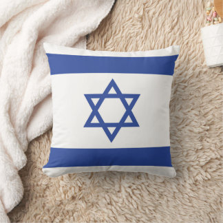 Cojín Decorativo Bandera de Israel: Estrella de David, Judaísmo, Ju