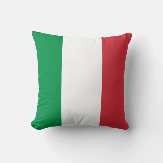 Cojín Decorativo Bandera de Italia (Anverso)
