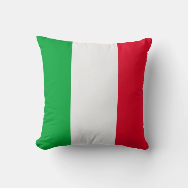 Cojín Decorativo Bandera de Italia (Anverso)