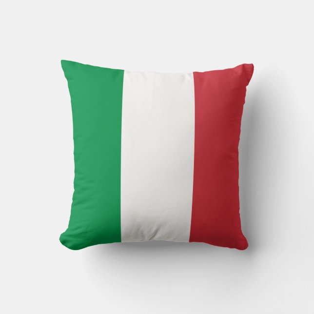 Cojín Decorativo Bandera de Italia (Anverso)