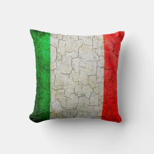 Cojín Decorativo Bandera de Italia quebrada