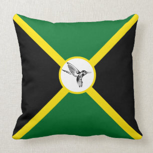 Cojín Decorativo Bandera de Jamaica 01