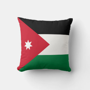 Cojín Decorativo Bandera de Jordania