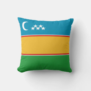 Cojín Decorativo Bandera de Karakalpakstan