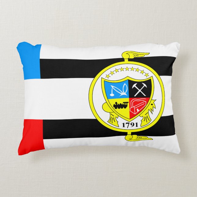 Cojín Decorativo Bandera de Knoxville, Tennessee (Anverso)