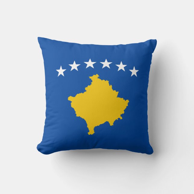 Cojín Decorativo Bandera de Kosovo x Pabellón (Anverso)