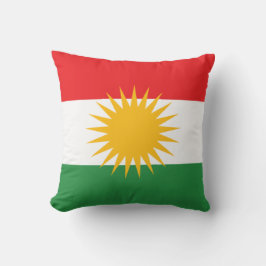Cojín Decorativo Bandera de Kurdistán