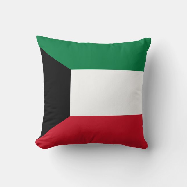 Cojín Decorativo Bandera de Kuwait (Anverso)