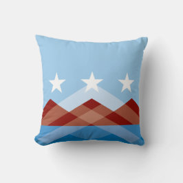 Cojín Decorativo Bandera de la ciudad de Peoria (Arizona)