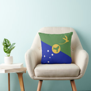 Cojín Decorativo Bandera de la isla de los navidades
